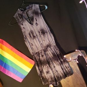 Black Tie Dye Romper